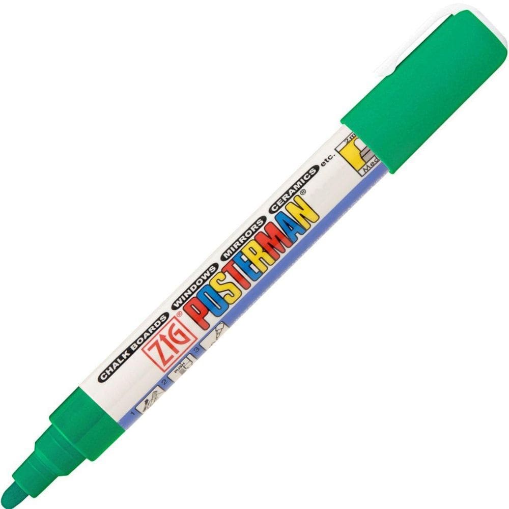 Caneta Marcador Zig Posterman Medium Pma-30 Green