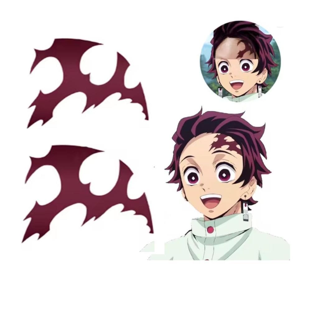 Tatuagem Temporária Demon Slayer Kimetsu No Yaiba Cosplay