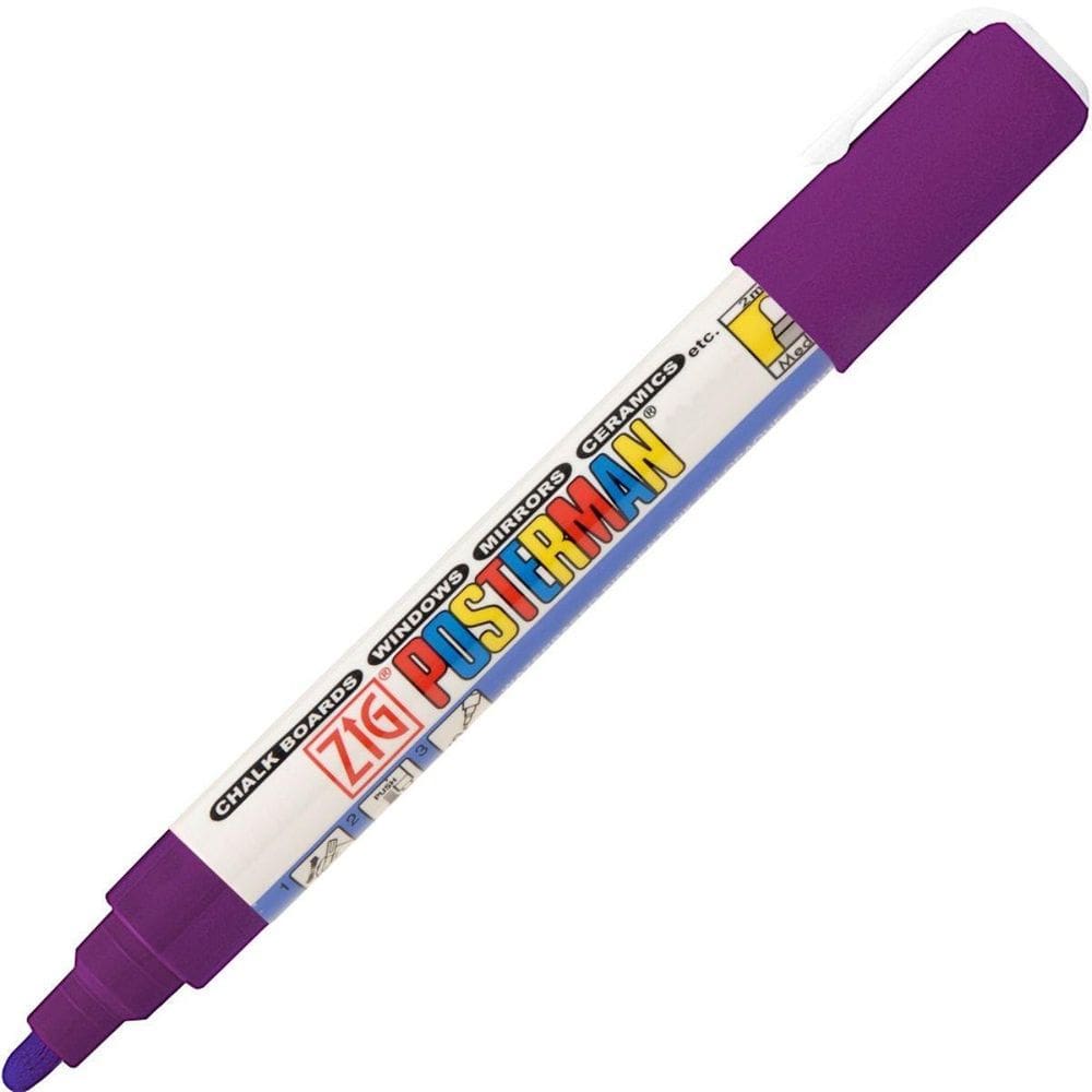 Caneta Marcador Zig Posterman Medium Pma-30 Violet