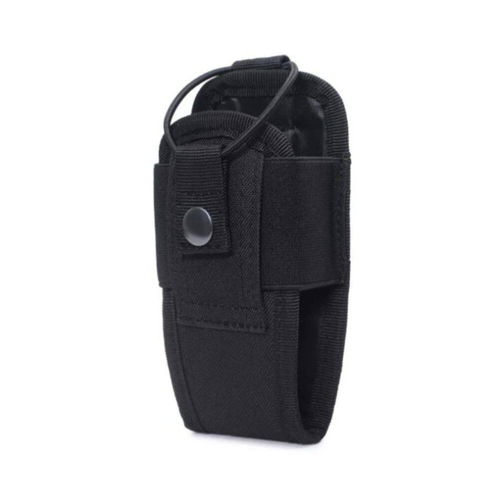 Suporte Bolso Rádio Ajustável Bag Molle Two Way Preto
