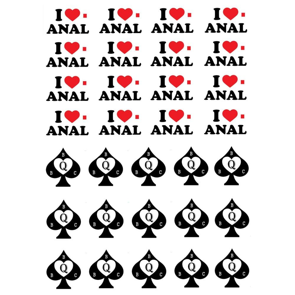 Tatuagens Temporária Folha A4 Modelo Hotwife Sexy Estilo