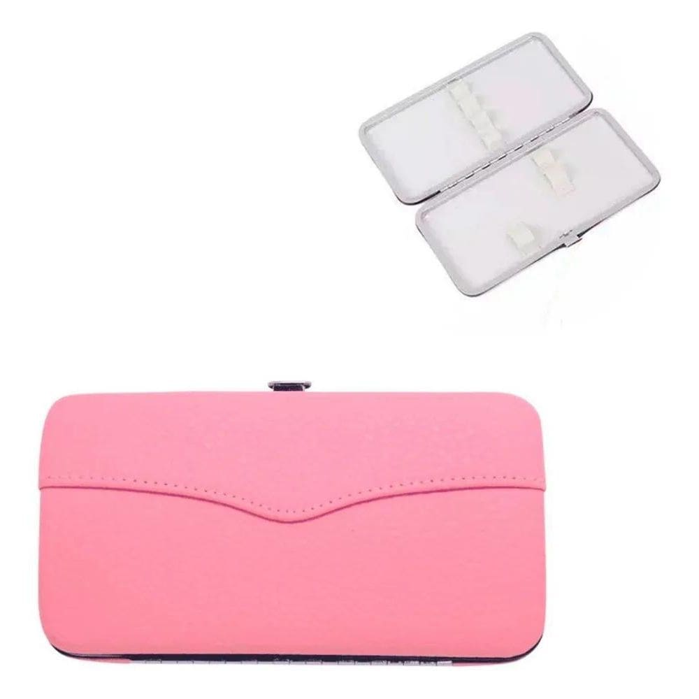 2X Estojo Para Pinças Cílios E Sobrancelha