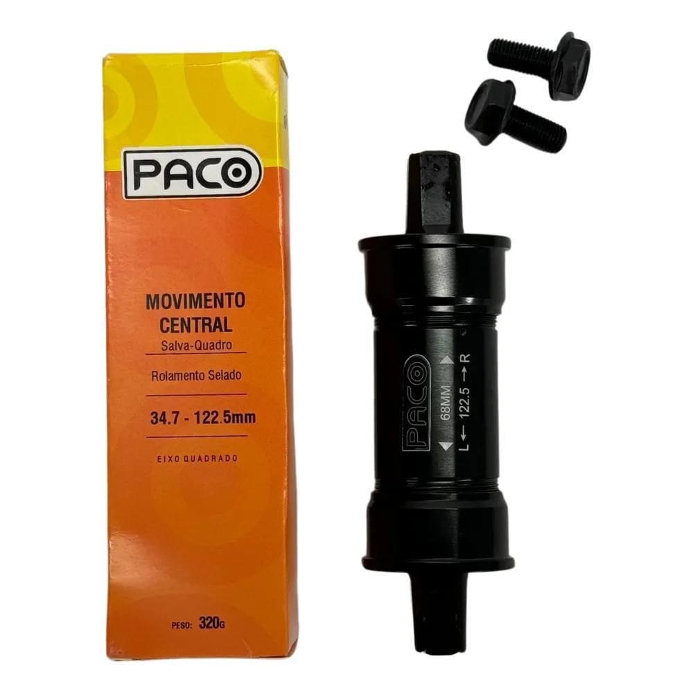 Movimento Central 34,7Mm Salva Quadro De Bike 122,5 Paco