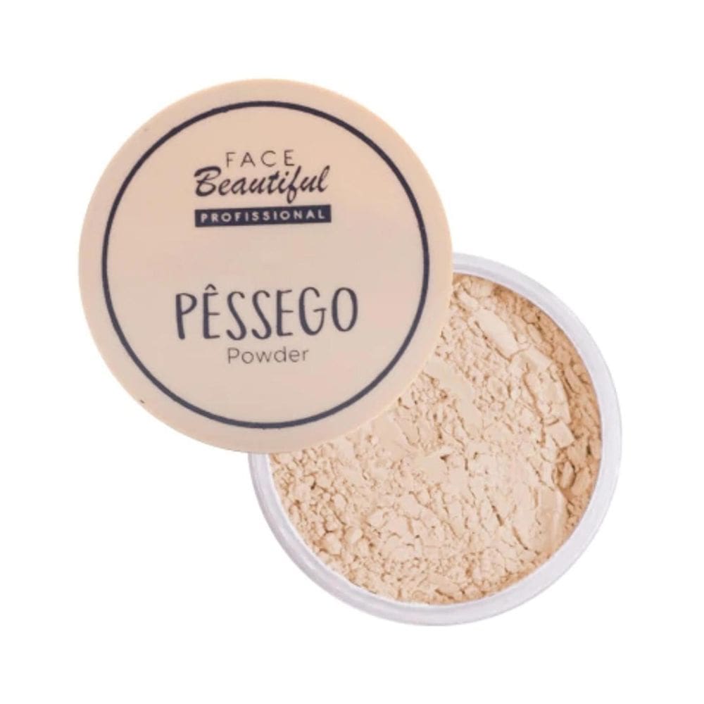 Pó Facial Pêssego 10Gr Face Beautiful