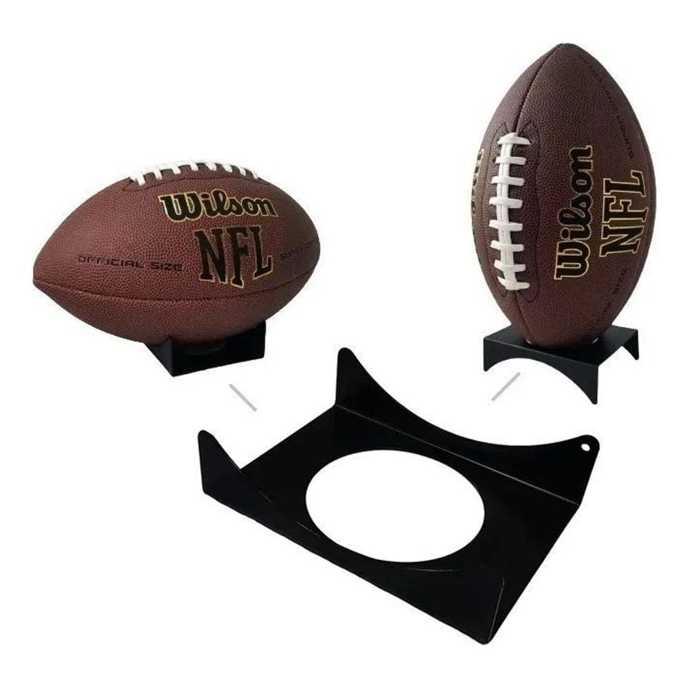 2X Suporte De Mesa Para Bola De Futebol Americano