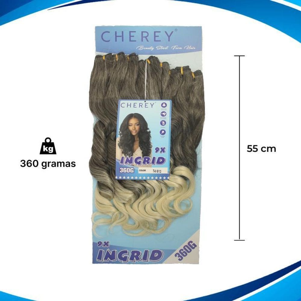 Cabelo Orgânico 9X Ingrid 360G Entrelace