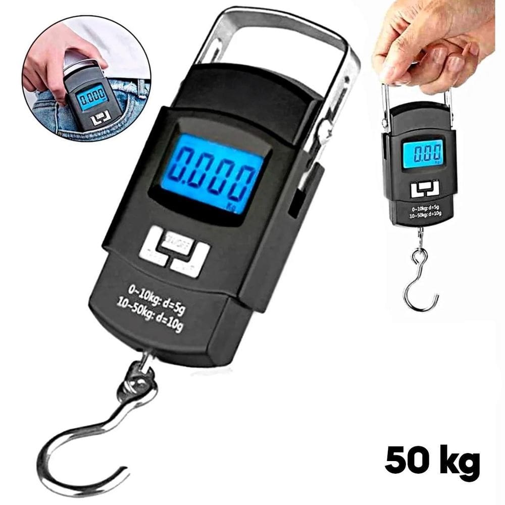 Balança De Mão Digital Com Gancho Para Pesar Frutas