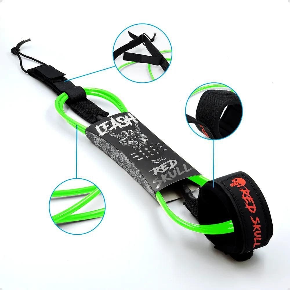 2X Leash Prancha De Surf 6 X 6,0Mm - Cordinha Strep Bicolor