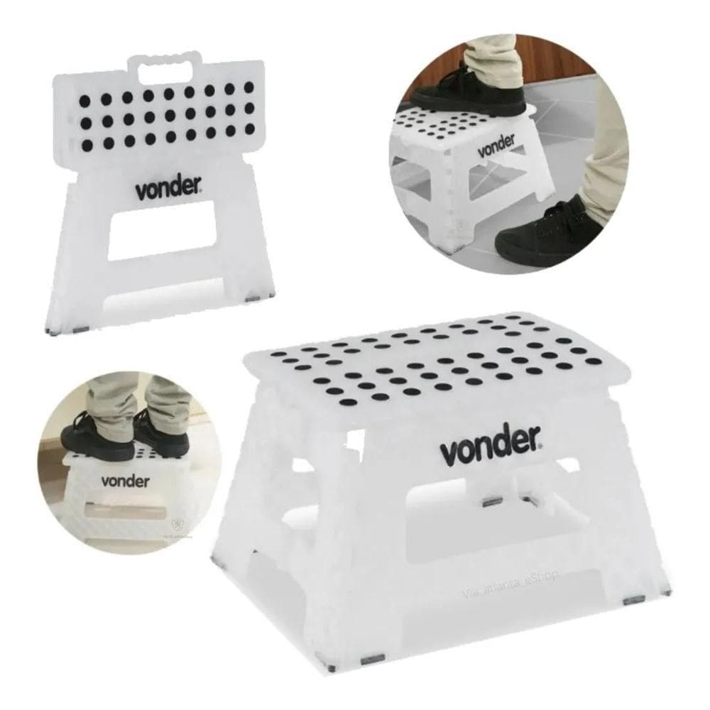 Banqueta Camping Dobravel Com Alça 150Kilos