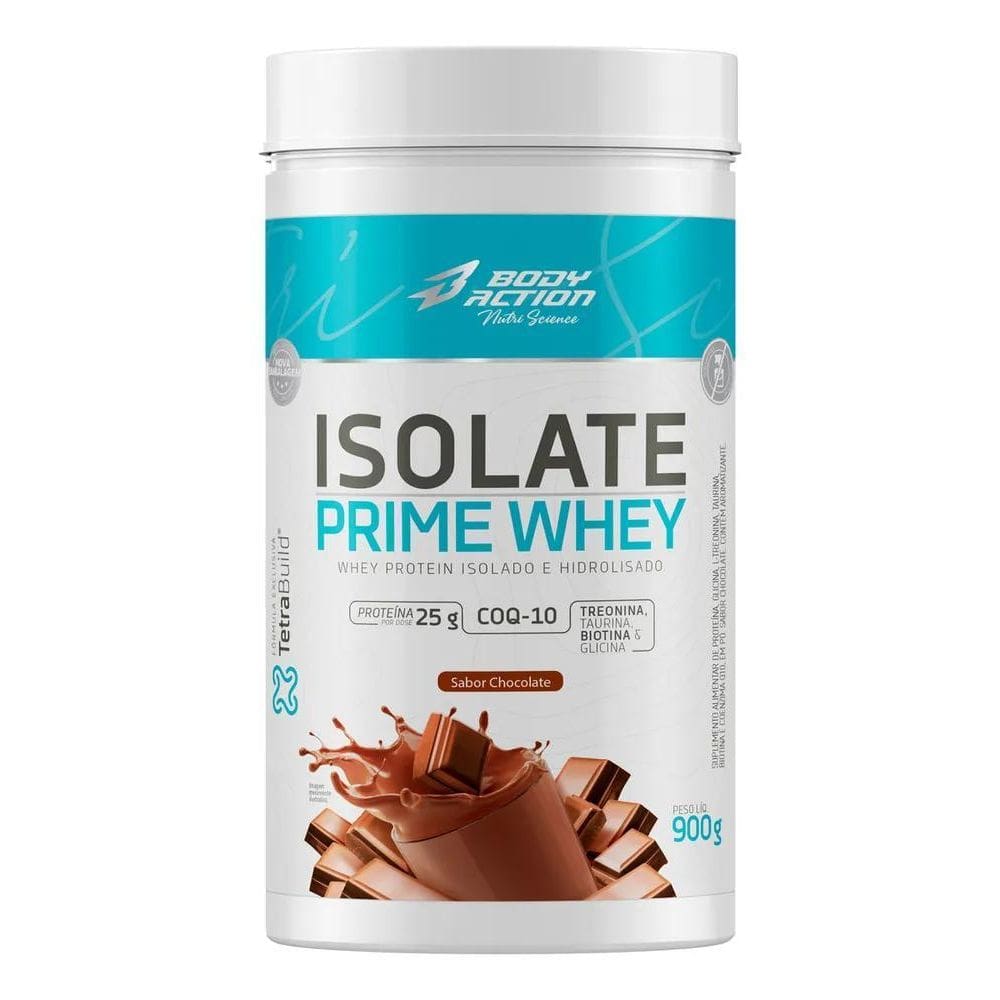 2X Isolate Prime Whey 900G - Sabor Chocolate - Body Action
