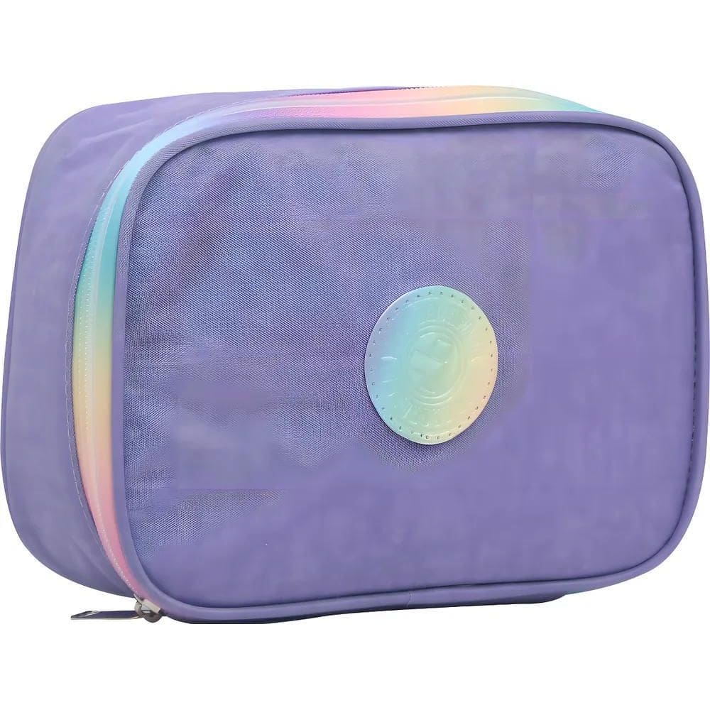 Estojo Lápis Organizador Escolar Especial Juvenil Lilás