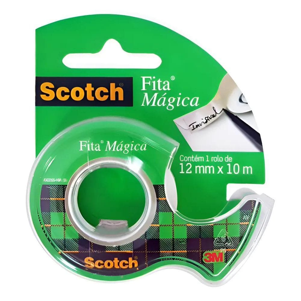 Fita Mágica Scotch 12Mm X 10M Com Disp 3M