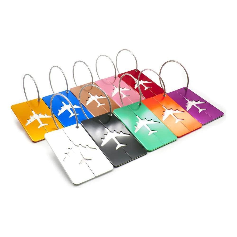 2X Tag De Mala - Etiquetas De Bagagens Em Alumínio