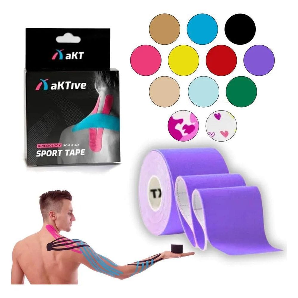 Bandagem Elástica Funcional Adesiva Diversas Cores Premium C