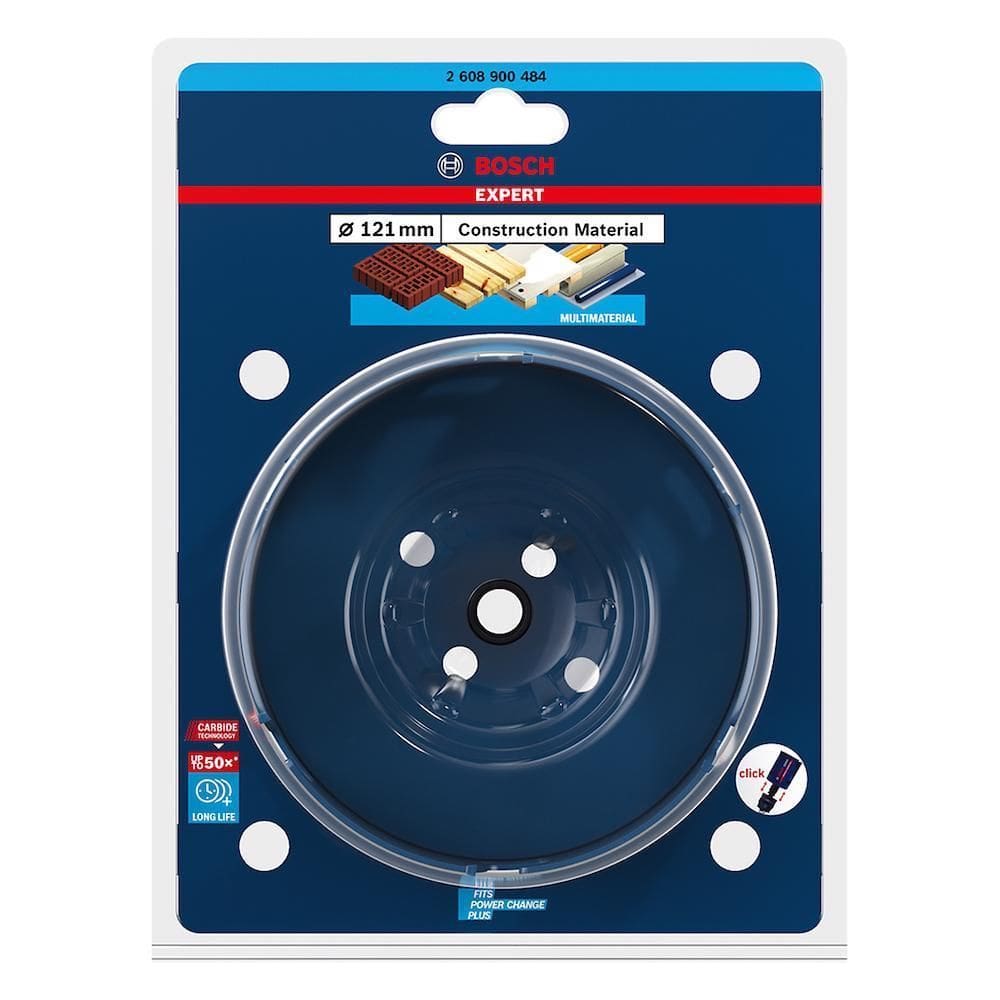 Serra Copo Bosch Expert Construction Material 121 Mm, 4 3/4
