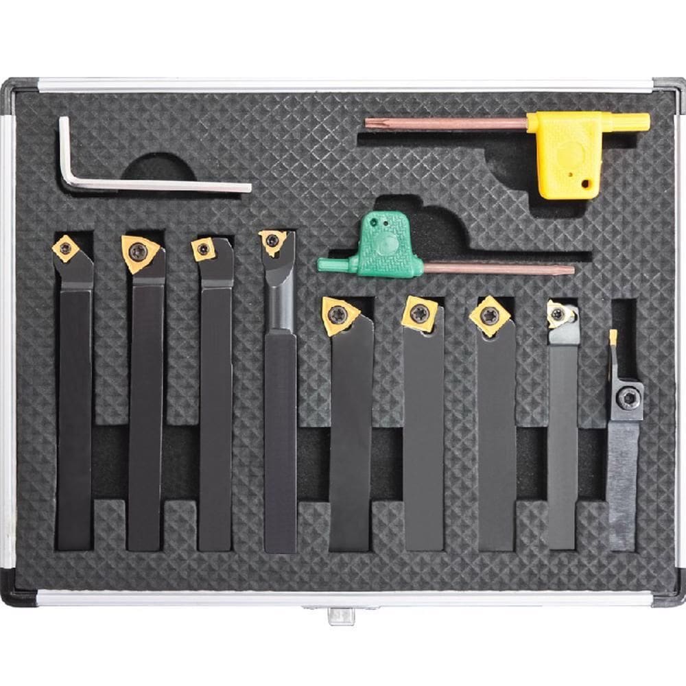 Jogo Ferramentas Intercambiáveis 9 Peças 8Mm Usinagem Rocast