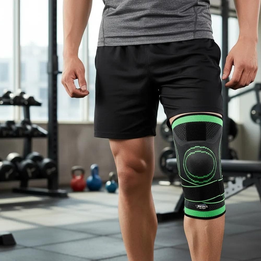 Joelheira Compressão Articulada Para Artrose E Osteoartrite