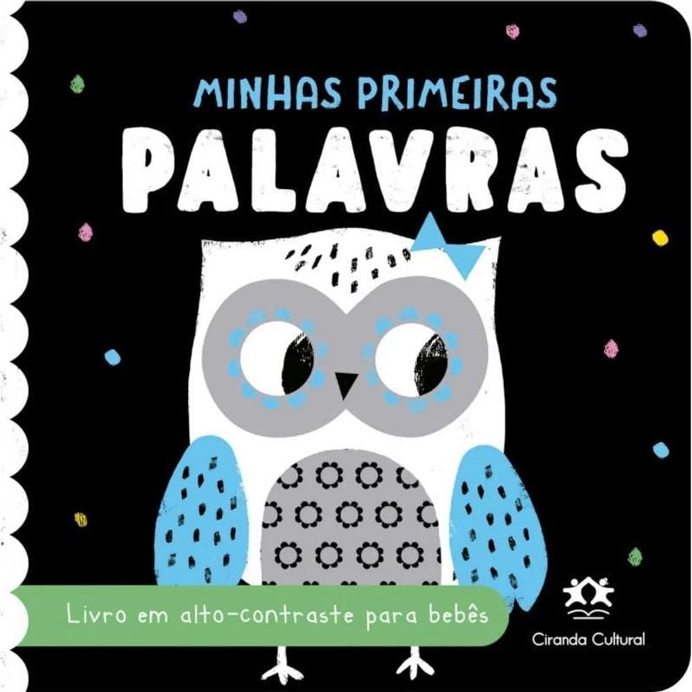 Livro Cartonado De Contrastes - Minhas Primeiras Palavras