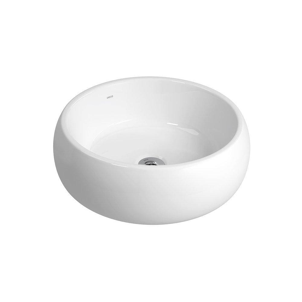 Cuba De Apoio Deca Bold 40X40  Redonda Branca