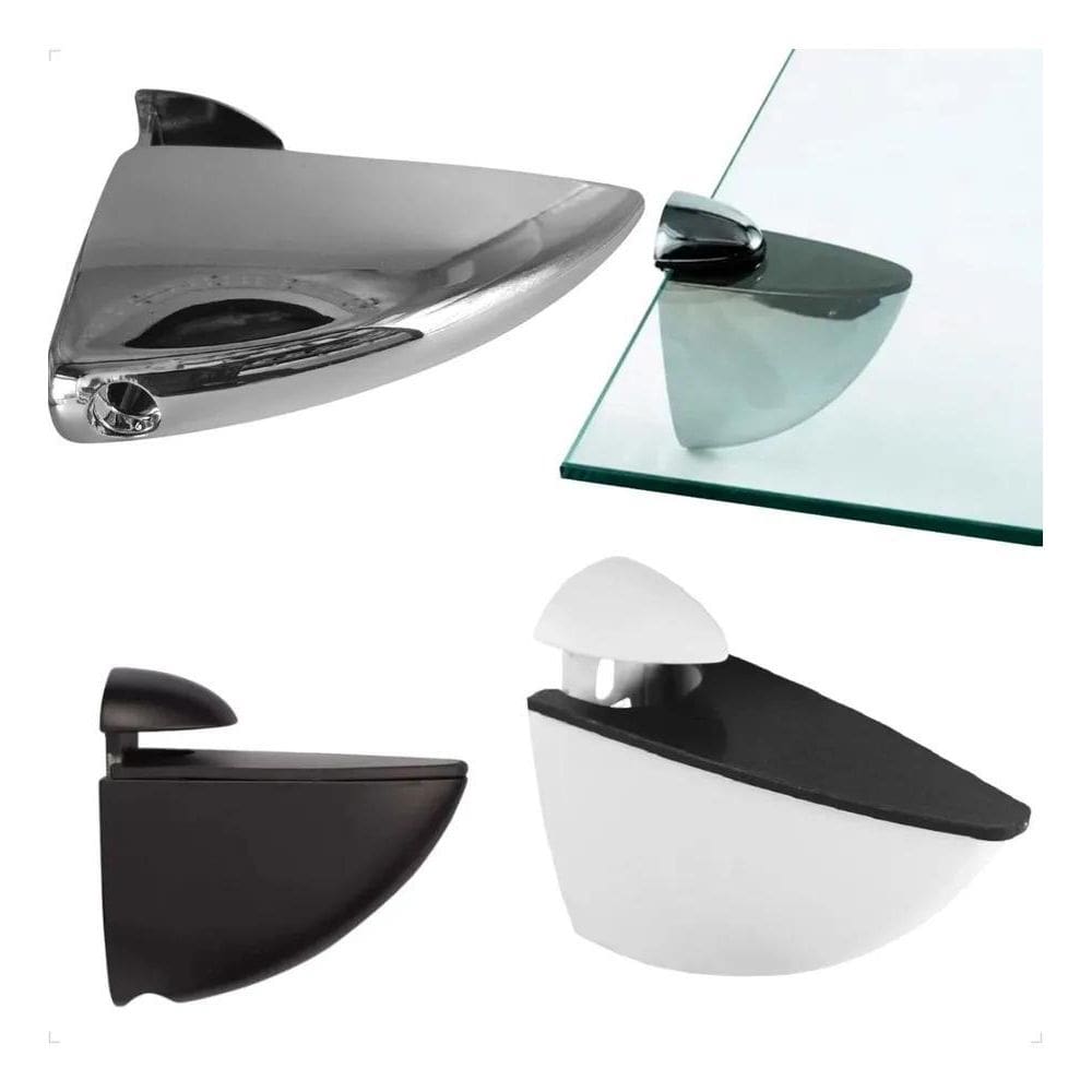 Suporte Prateleira Bico Tucano Grande Kit 2 De Vidro M Croma