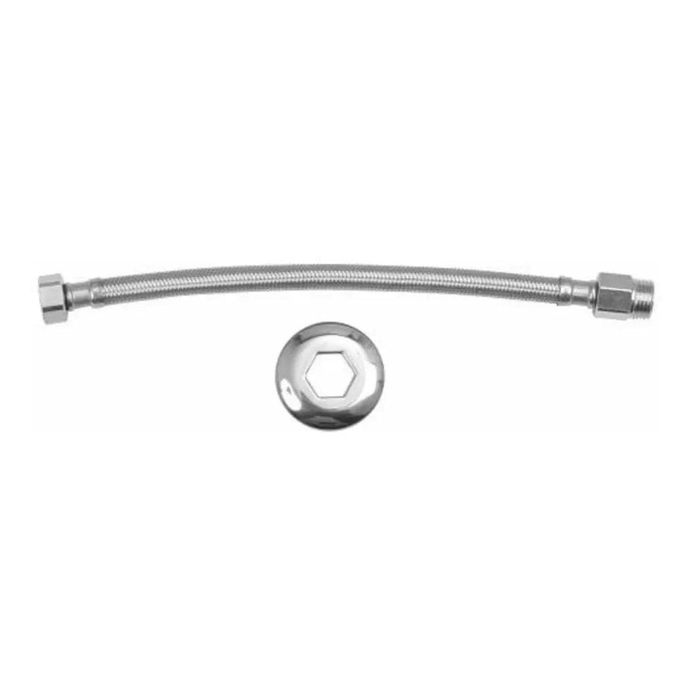 Ligação Flexível Malha Inox 40 Cm Para Água Quente E Fria
