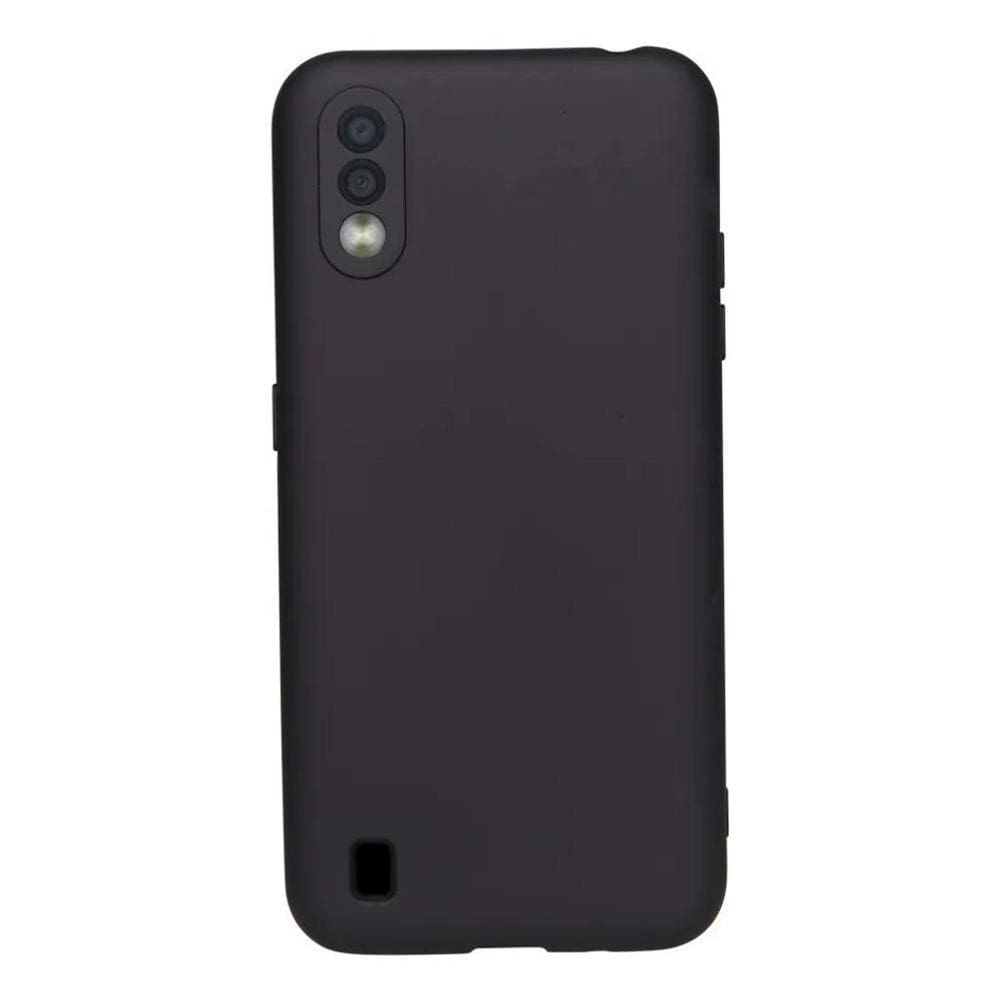 Capinha Flashcase Aveludada Para Samsung A01 Preto