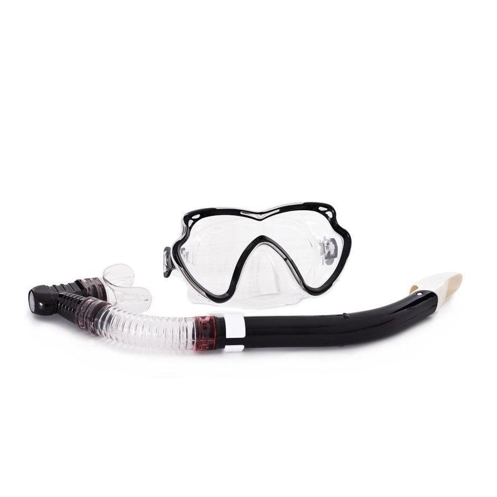 Kit Mergulho Adulto Com Máscara E Snorkel 2 Peças