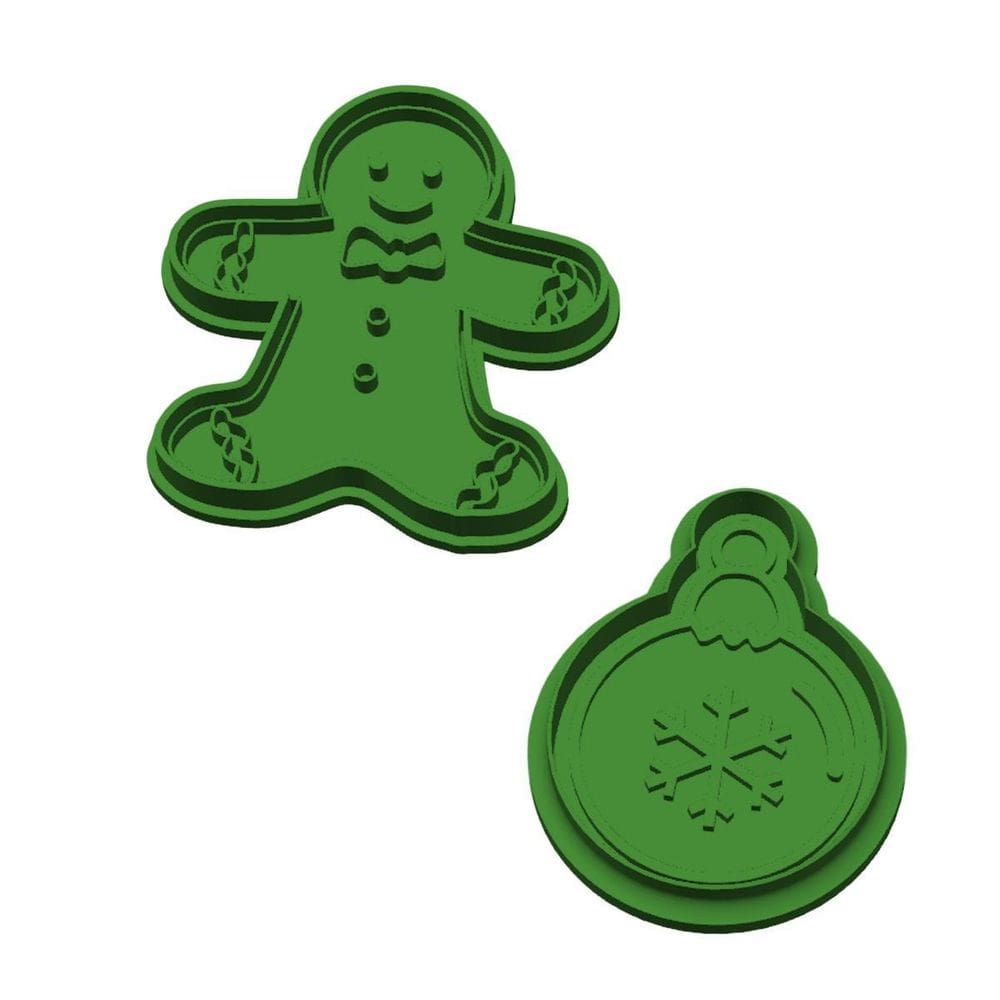 Cortador E Marcador De Biscoito Aduze Molde Forma Natal 5Cm