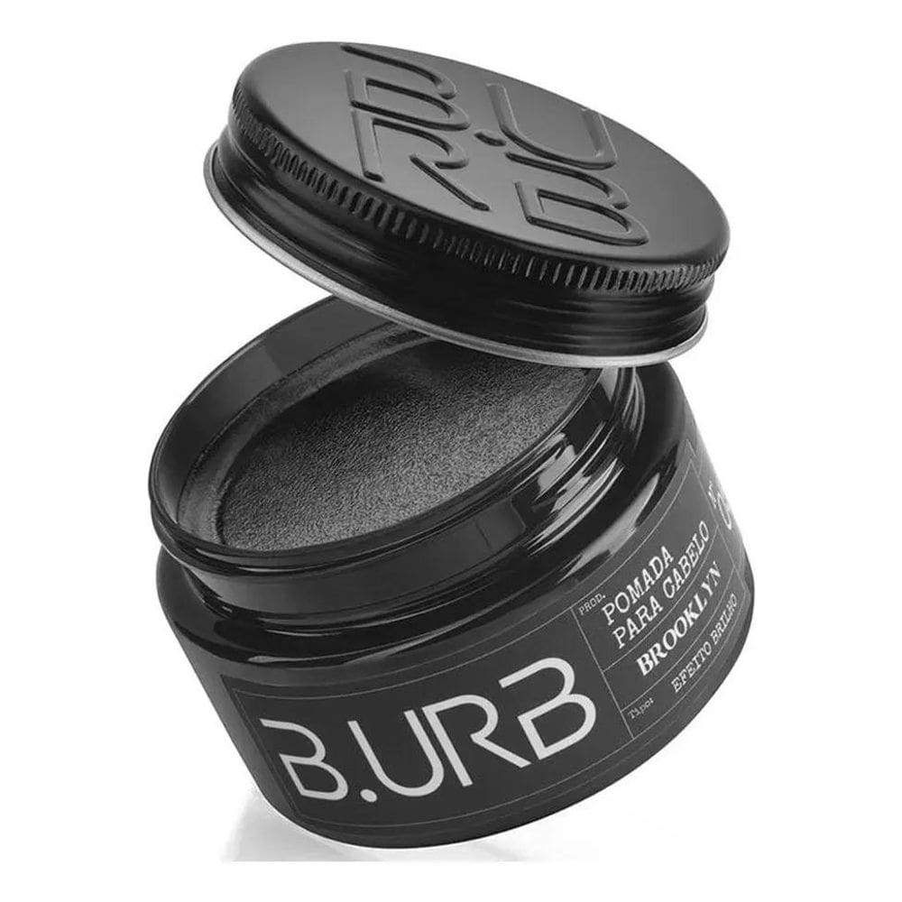 2X Pomada Brooklyn Efeito Brilho Molhado 100G Barba Urbana B