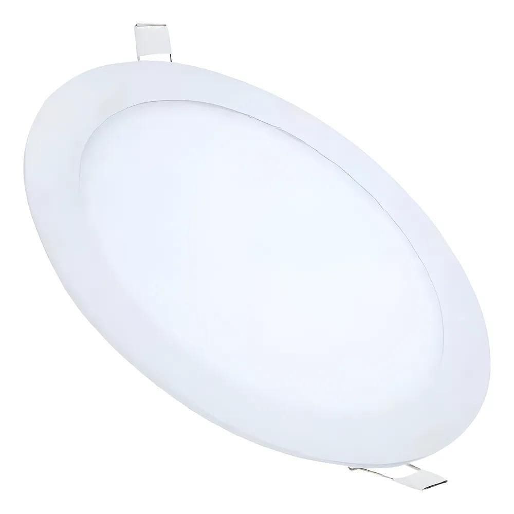 Plafon Led Redondo Embutir 18W Ourolux 6500K