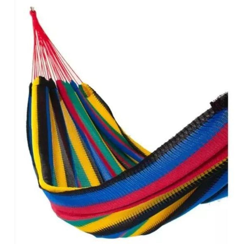 Rede De Dormir Descanso Nylon Impermeável Amazonas Colorida