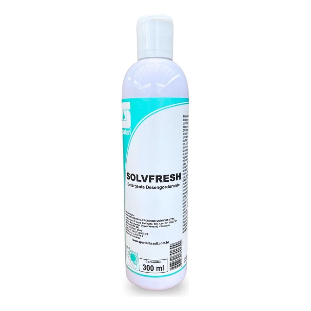 Solvfresh Detergente Desengordurante Spartan 300Ml Estofados