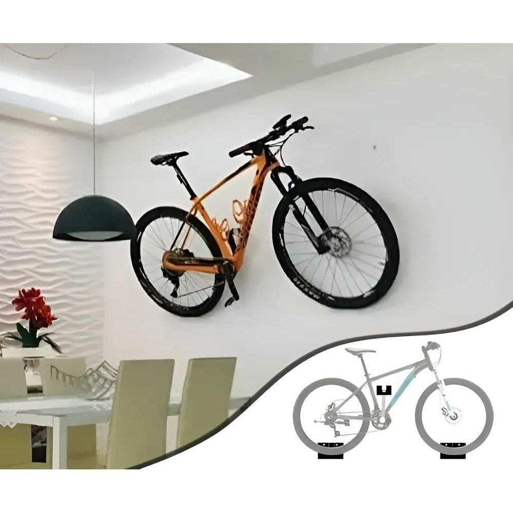 True Sport Suporte De Parede Pé De Vela Horizontal Para Bike