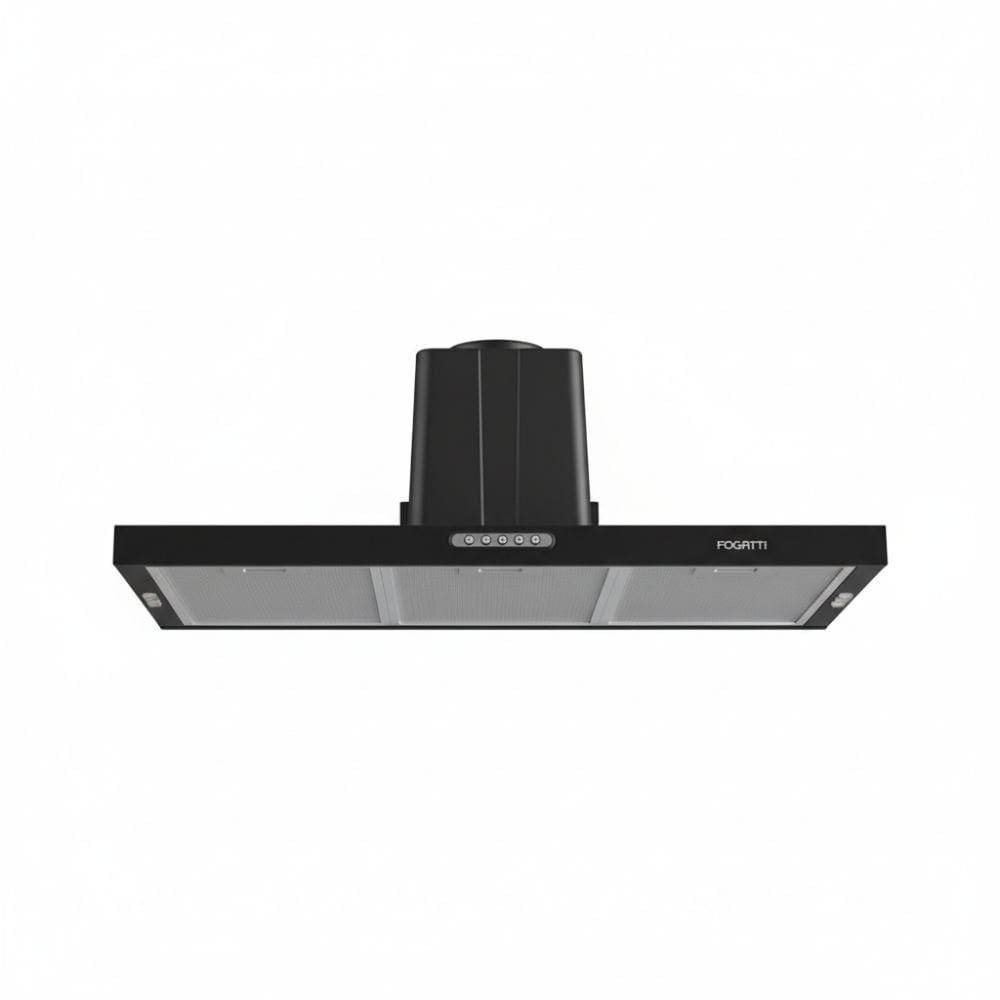 Depurador Fogatti Compact New Embutir Black 75Cm Preto 110V