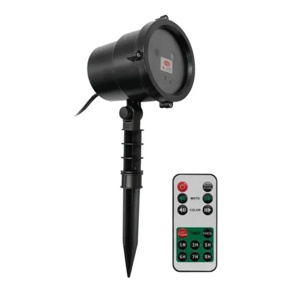 Projetor Natal Led Natalino Jardim Holográfico Laser Espeto