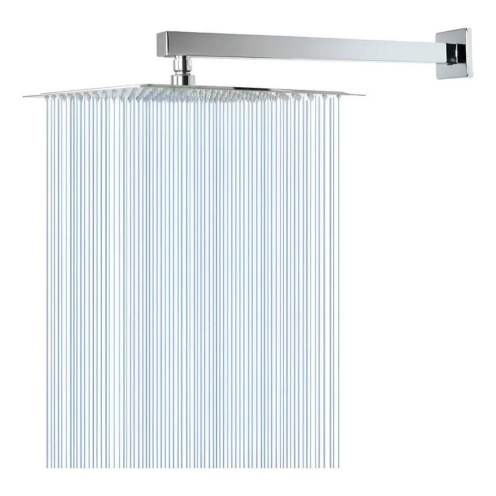 Chuveirão Ducha Cromada Quadrado Slim 20X20 Inox Cromado Áre