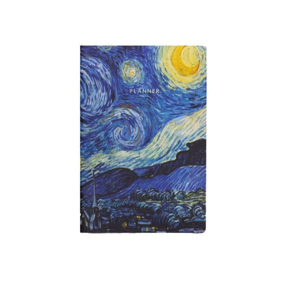 Planner Folk Books A Temporal 13,5X20Cm Flex Noite Estrelada