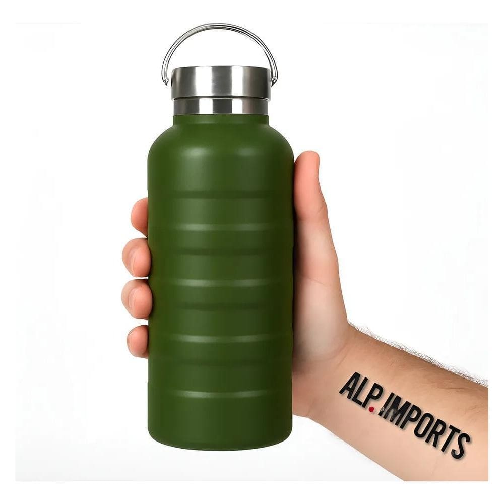 Garrafa Térmica Squeeze De Academia Inox Água 1 Litro Sp Ver