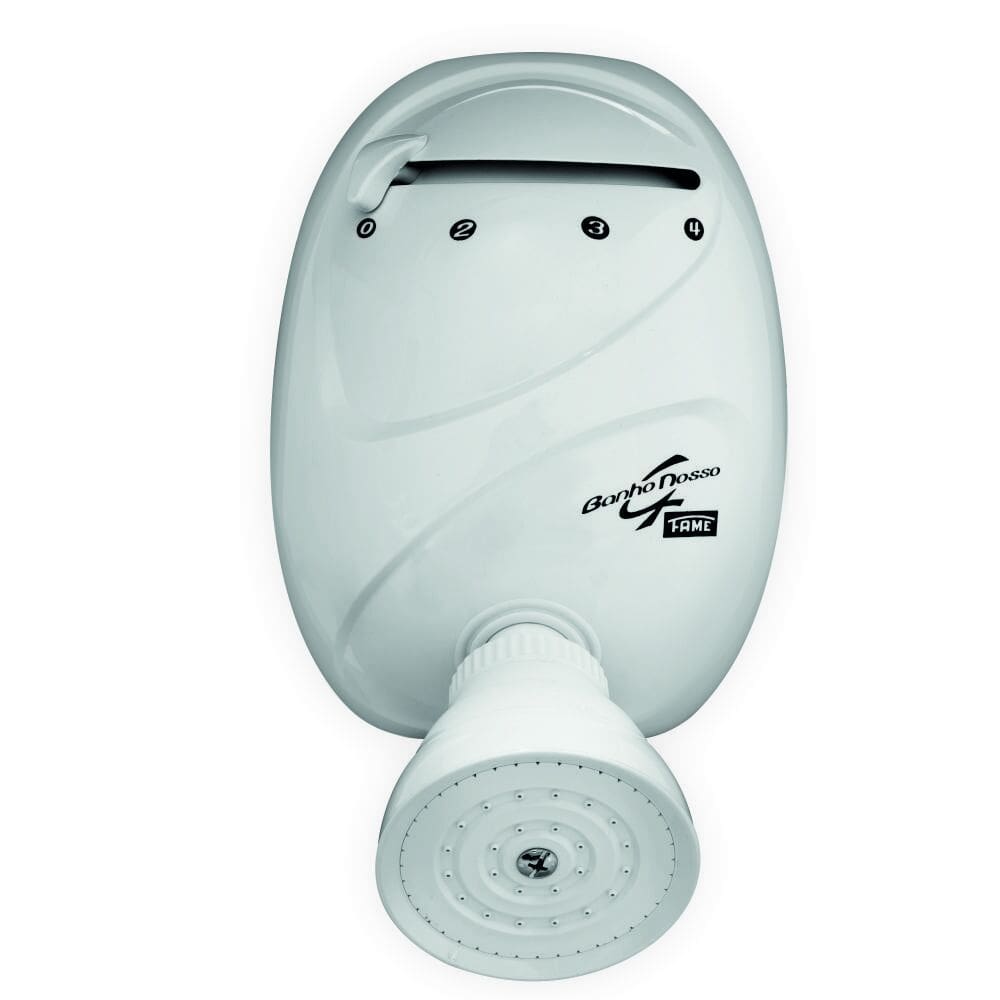 Chuveiro/Ducha Elétrico Fame Banho Nosso 5400W 4 Temperaturas 110V Branco 2151