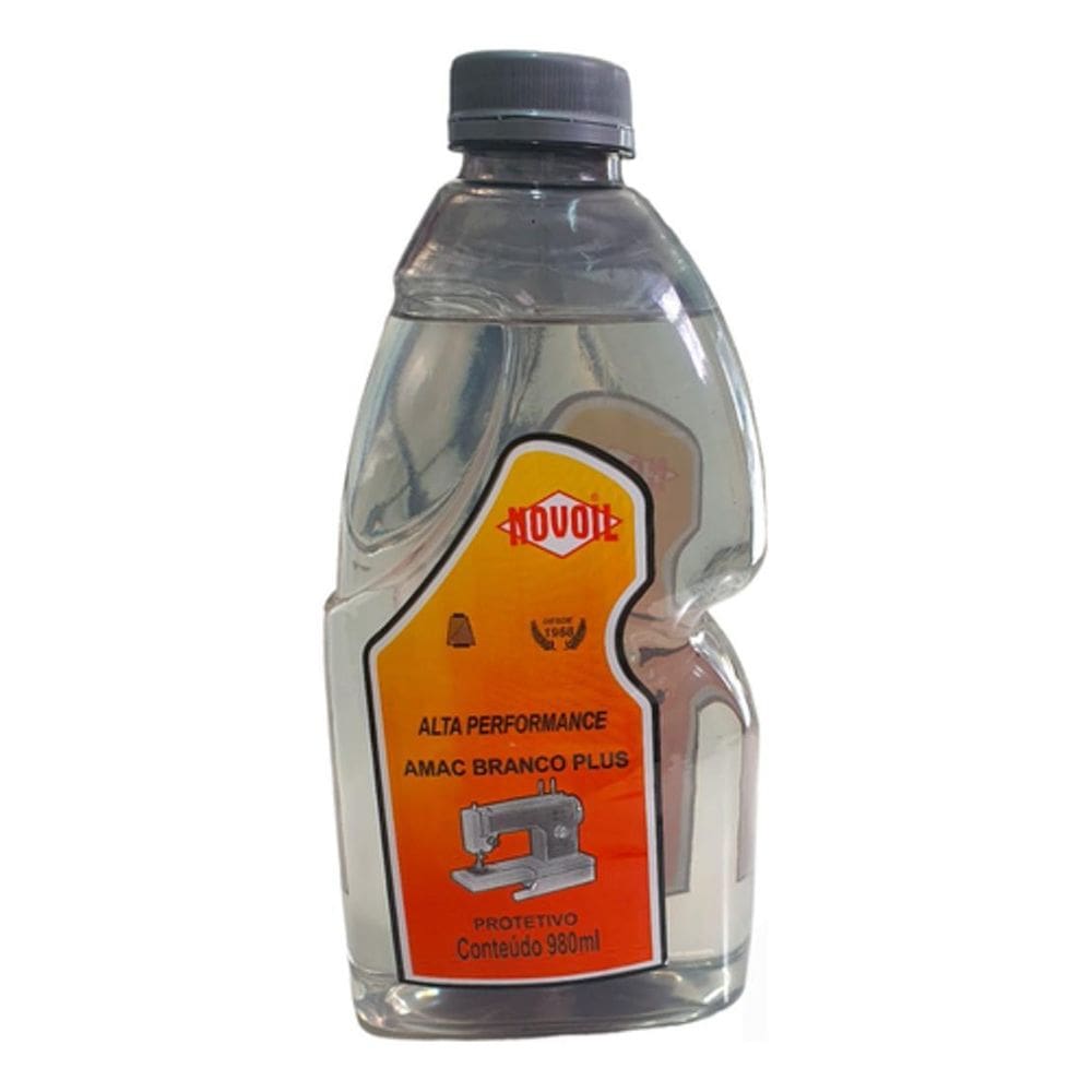 Óleo Branco Para Máquina De Costura Industrial 980 Ml Novoil