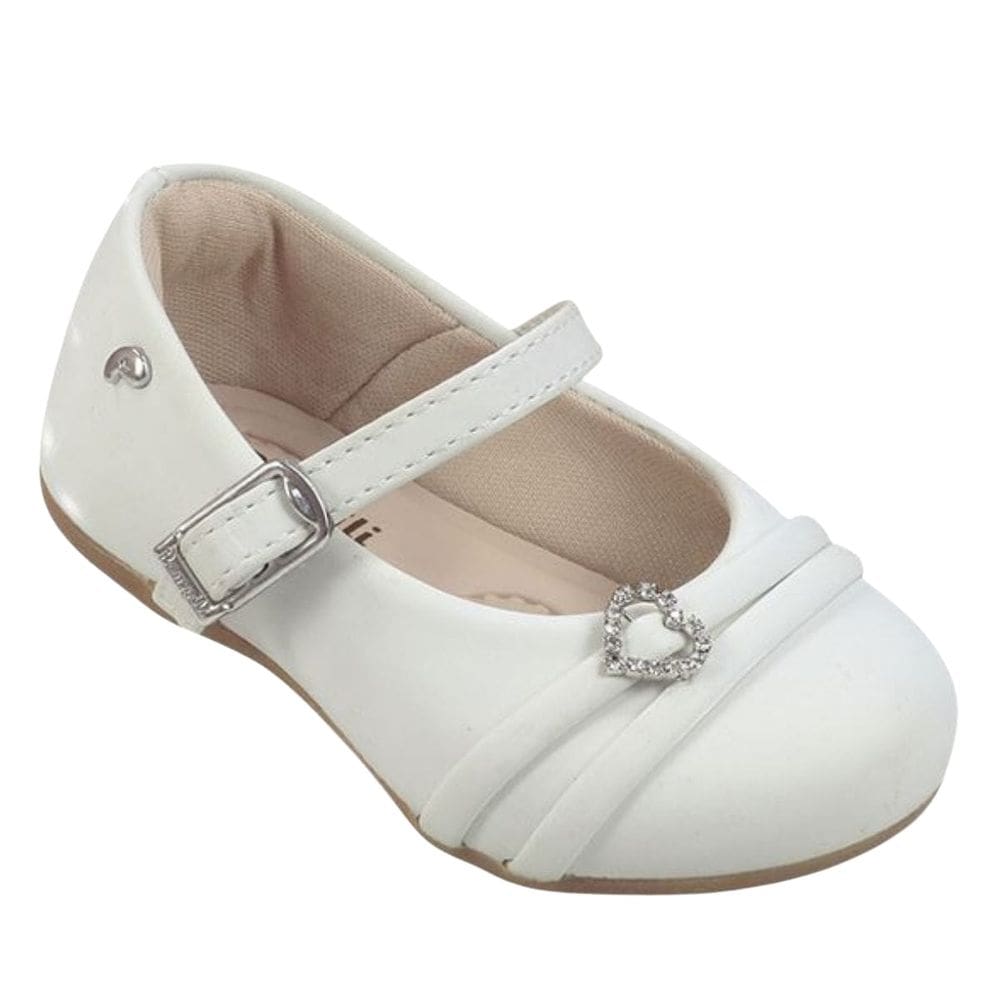 Sapato infantil menina Pampili Branco