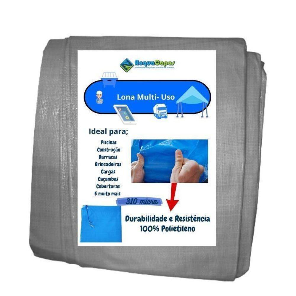 Lona Polietileno 12X10 Grossa 300 Micras Multiuso