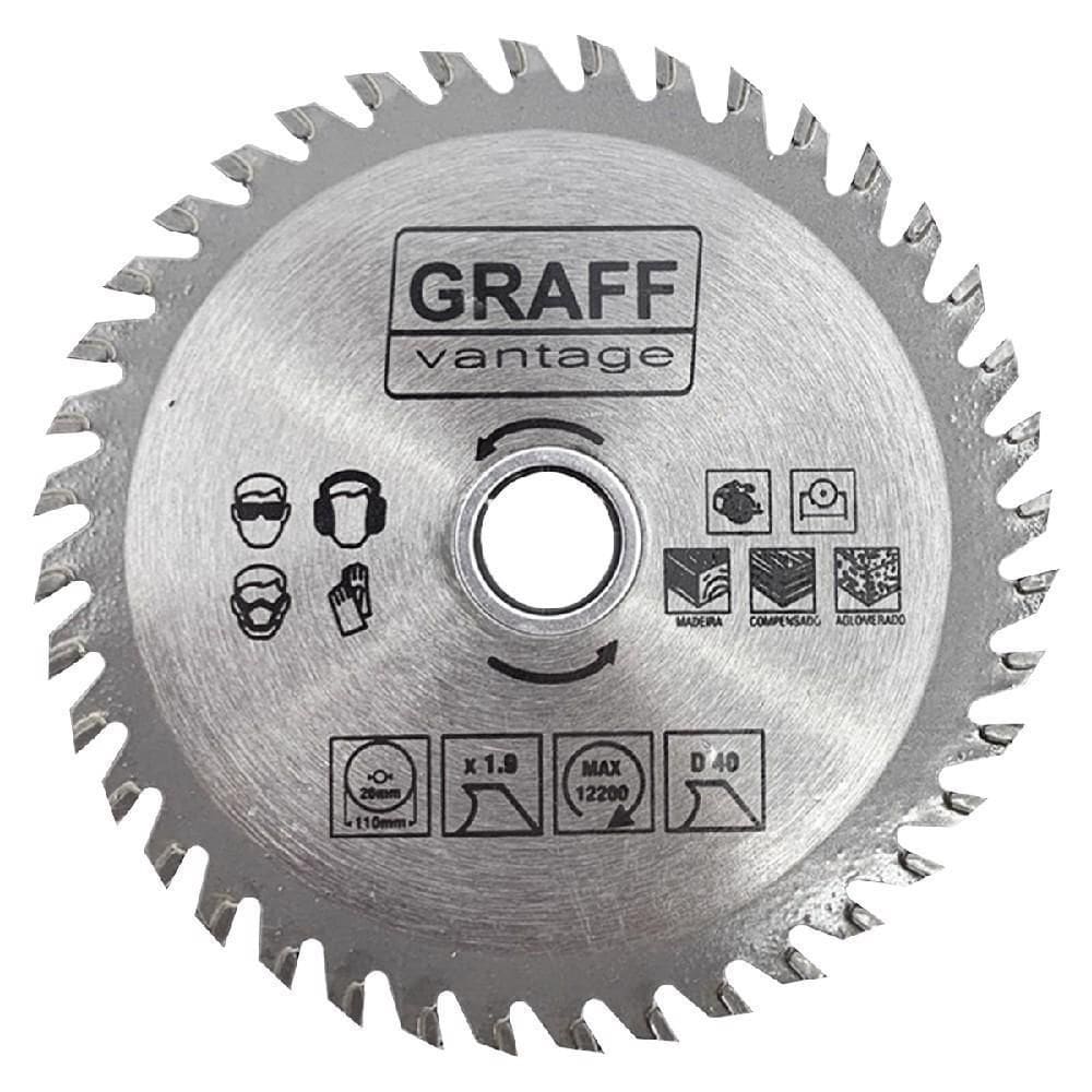 Serra Circular Madeira 4.3/8``X40D 579,0002 Graff Vantage