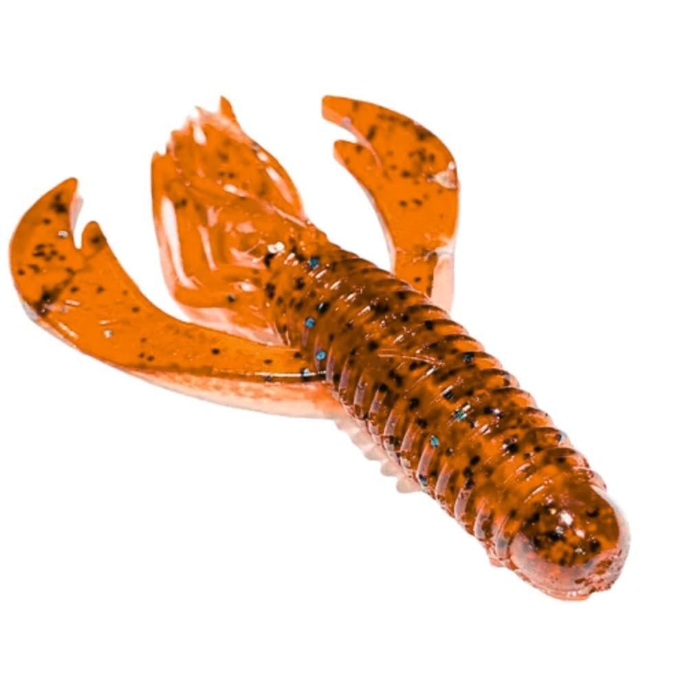 Isca Soft Tube Craw 4 Corpo Oco Com Garras Flexíveis 10Cm