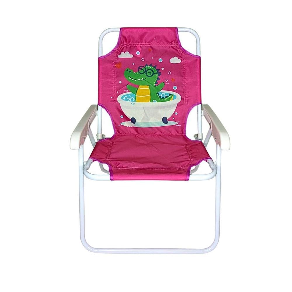 Cadeira De Praia Infantil Jacaré Na Banheira De Oxford 53Cm