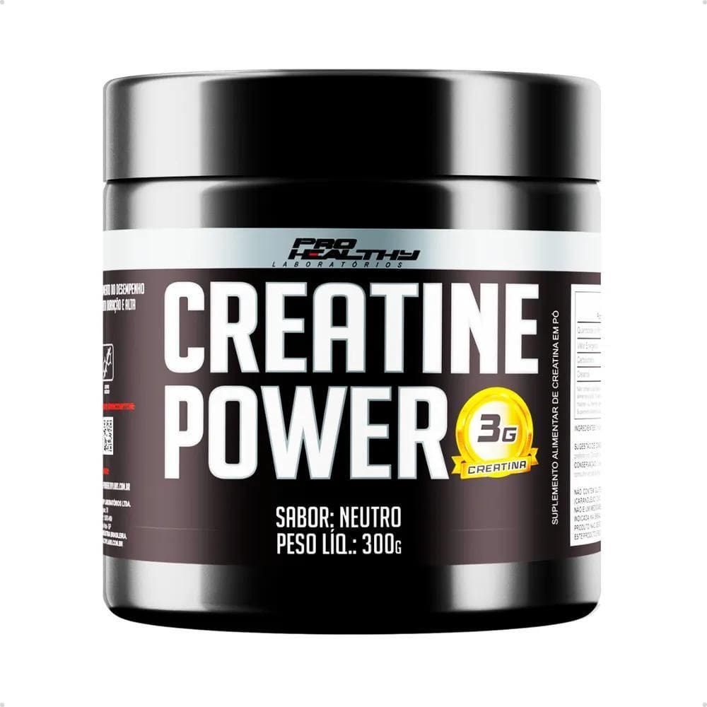 2X Creatina Power 300G Monohidratada Pro Healthy Sabor Natur