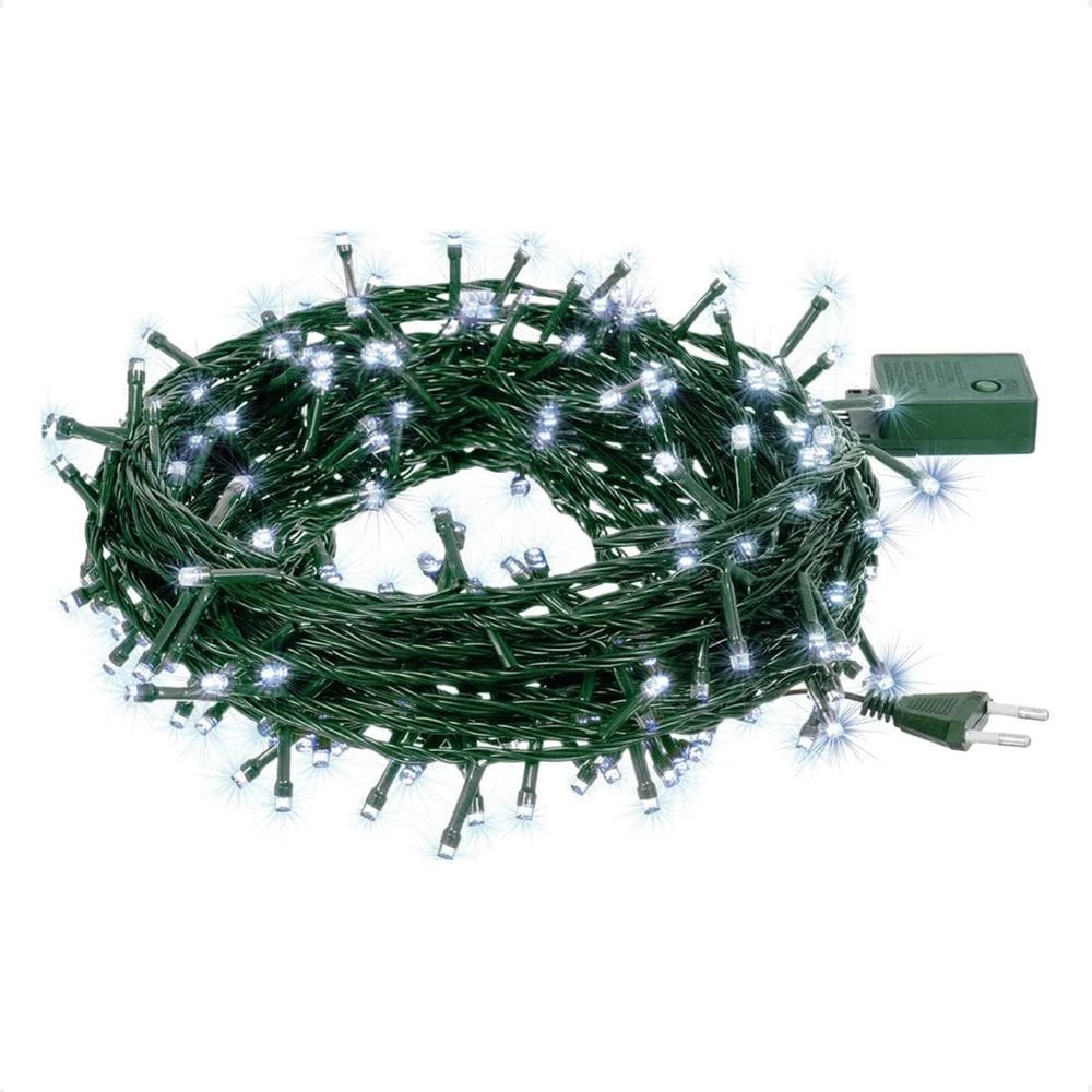 Cordão Luminoso Pisca Pisca 8 Funções 500Led Taschibra 6500K