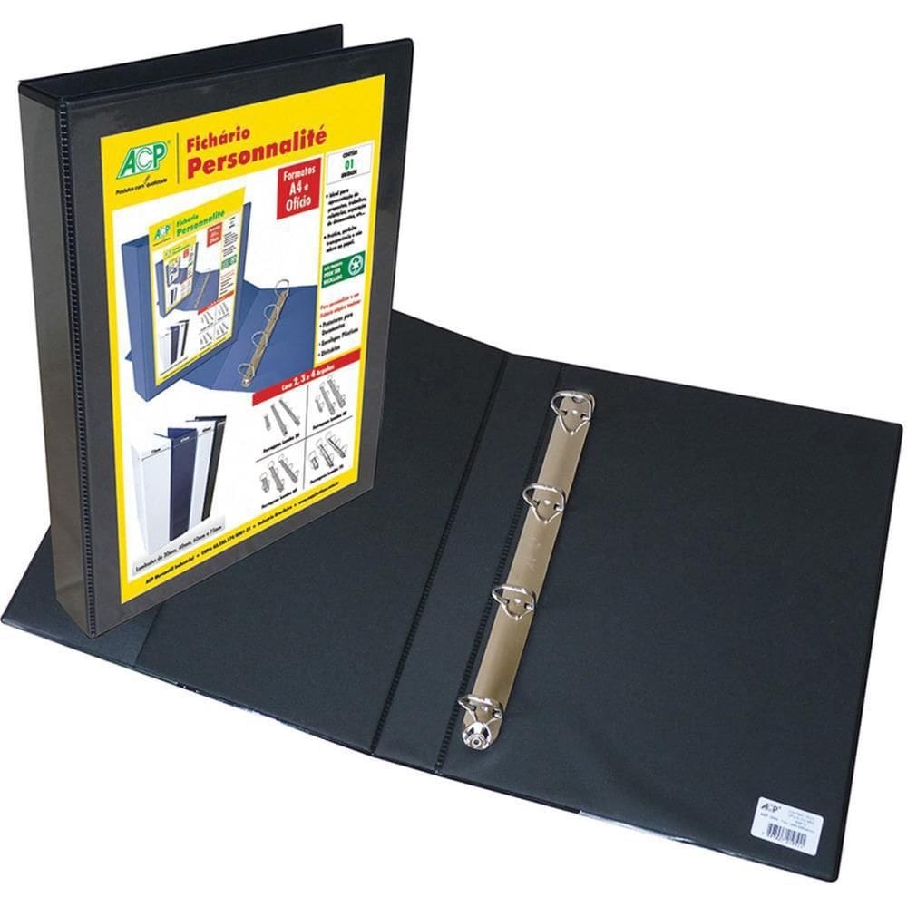 Fichario De Pvc Personalite A4 45Mm 4  - Acp
