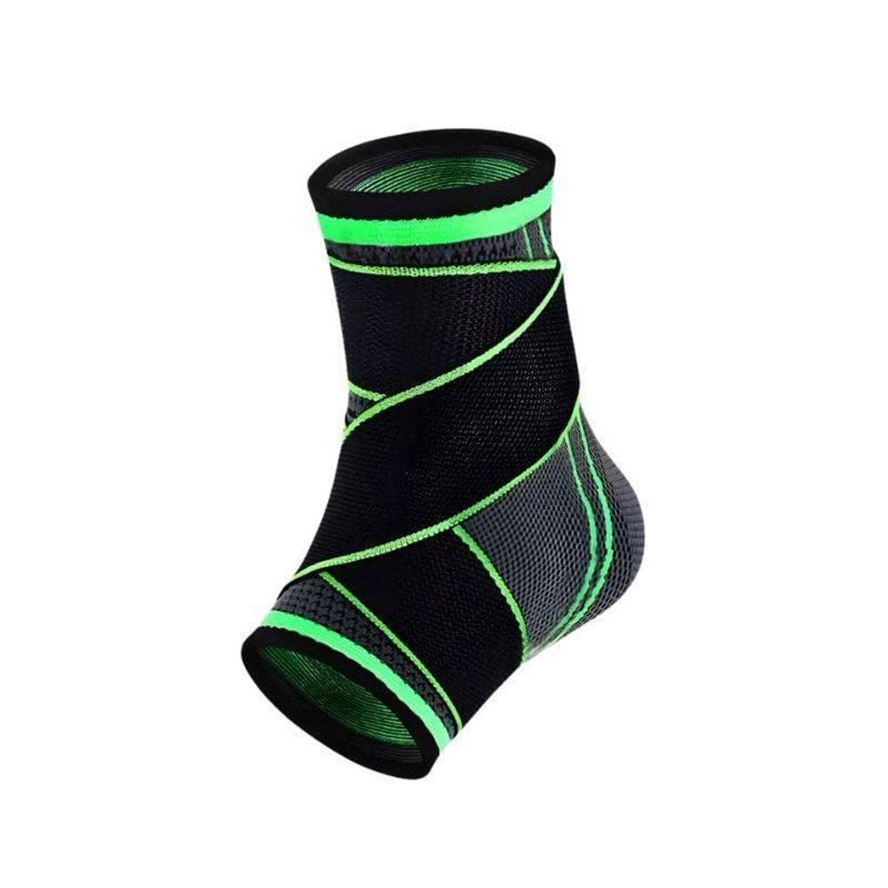 Tornozeleira Ortopédica Elástica Alta Compressão Ajustável