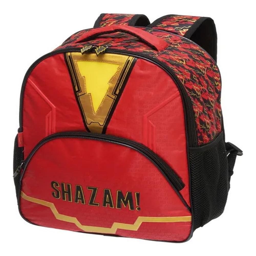 Mochila Escolar Shazam Costas Com Led Frontal